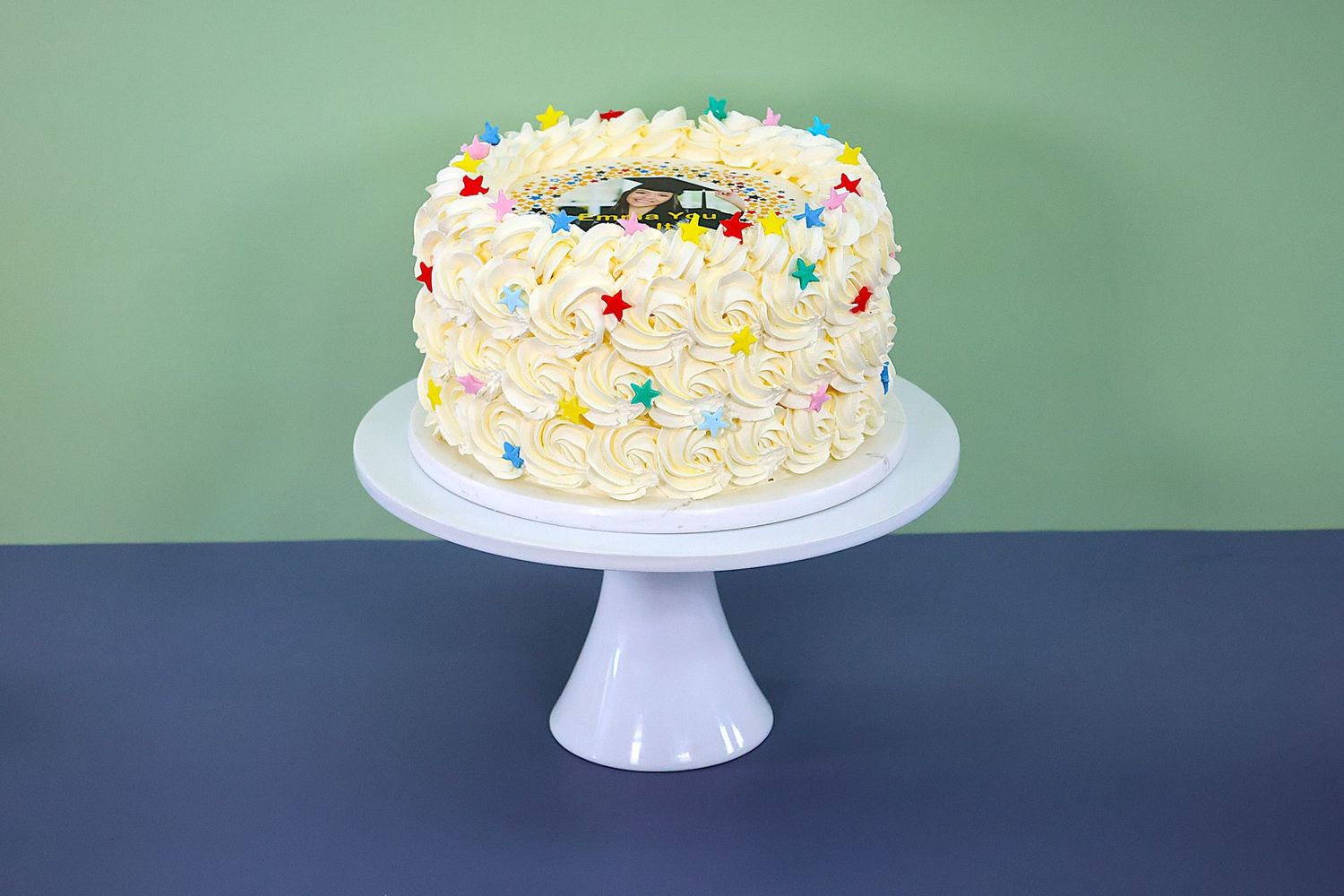 Little Star Graduation Photo Cake