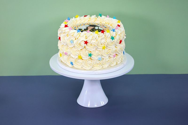 Little Star Graduation Photo Cake