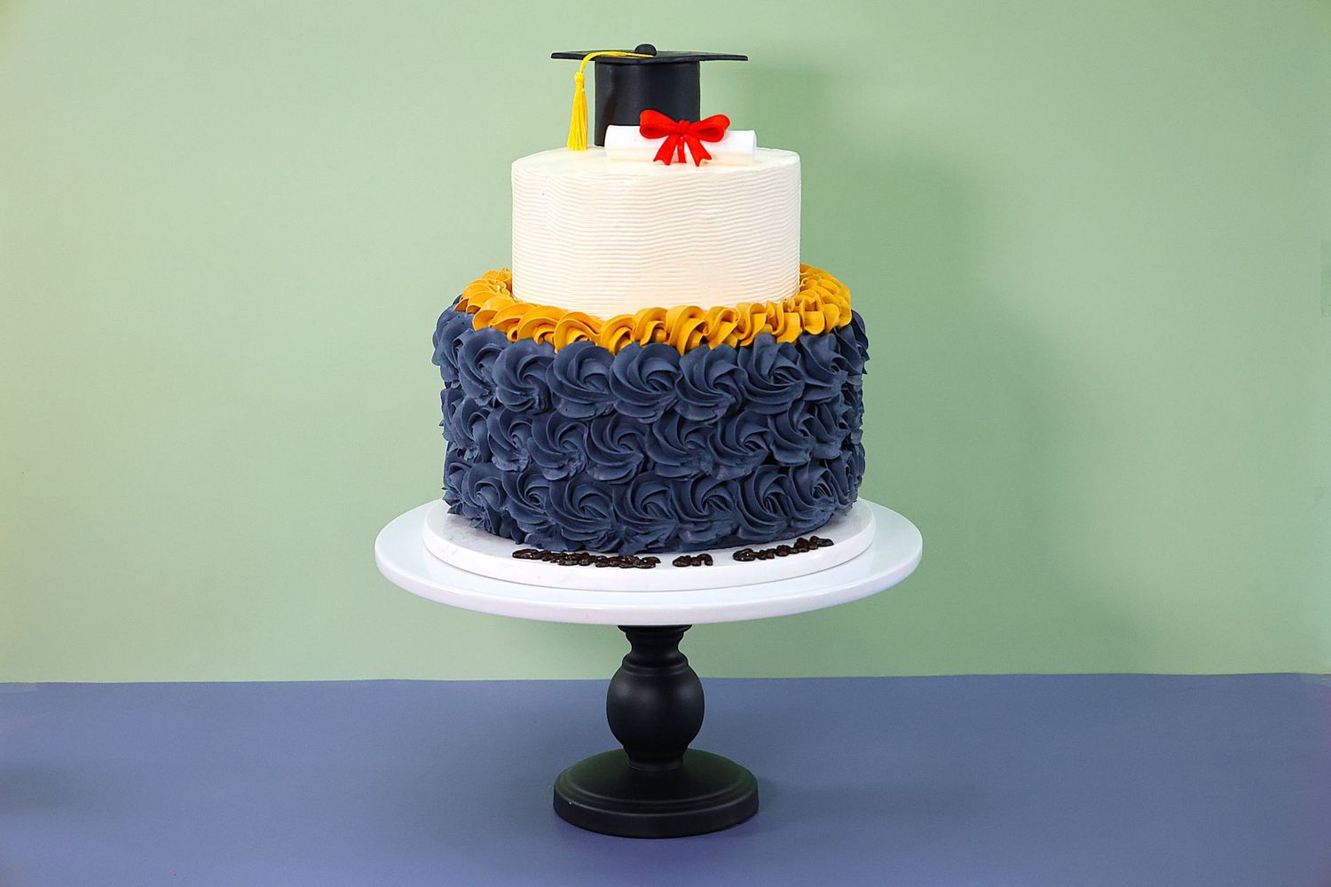 Graduation Topper Two Tier Cake