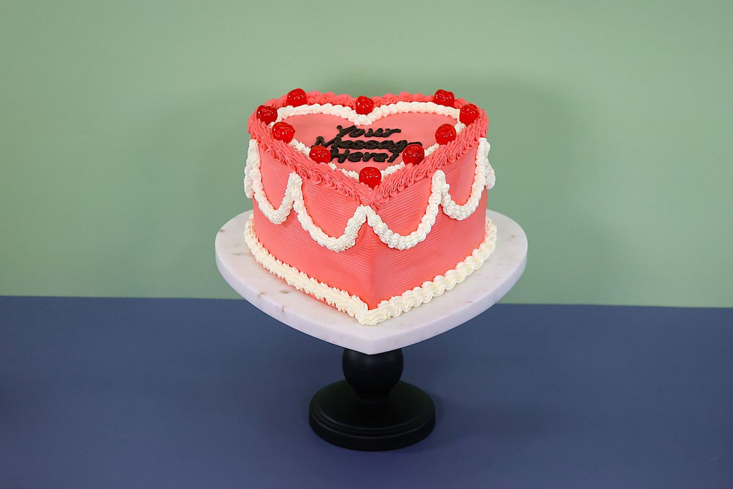 Vintage Heart Cake
