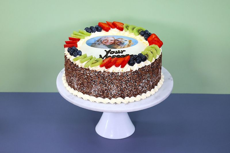 Full Fruit Picture Birthday Cake P487