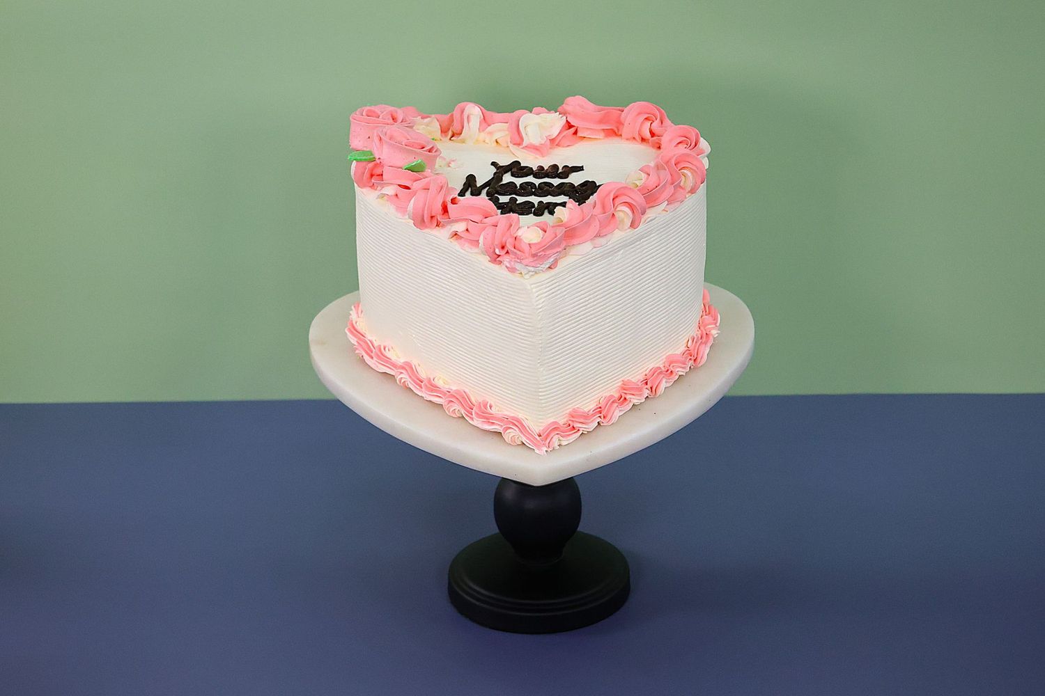 Colour Theme Heart Cake