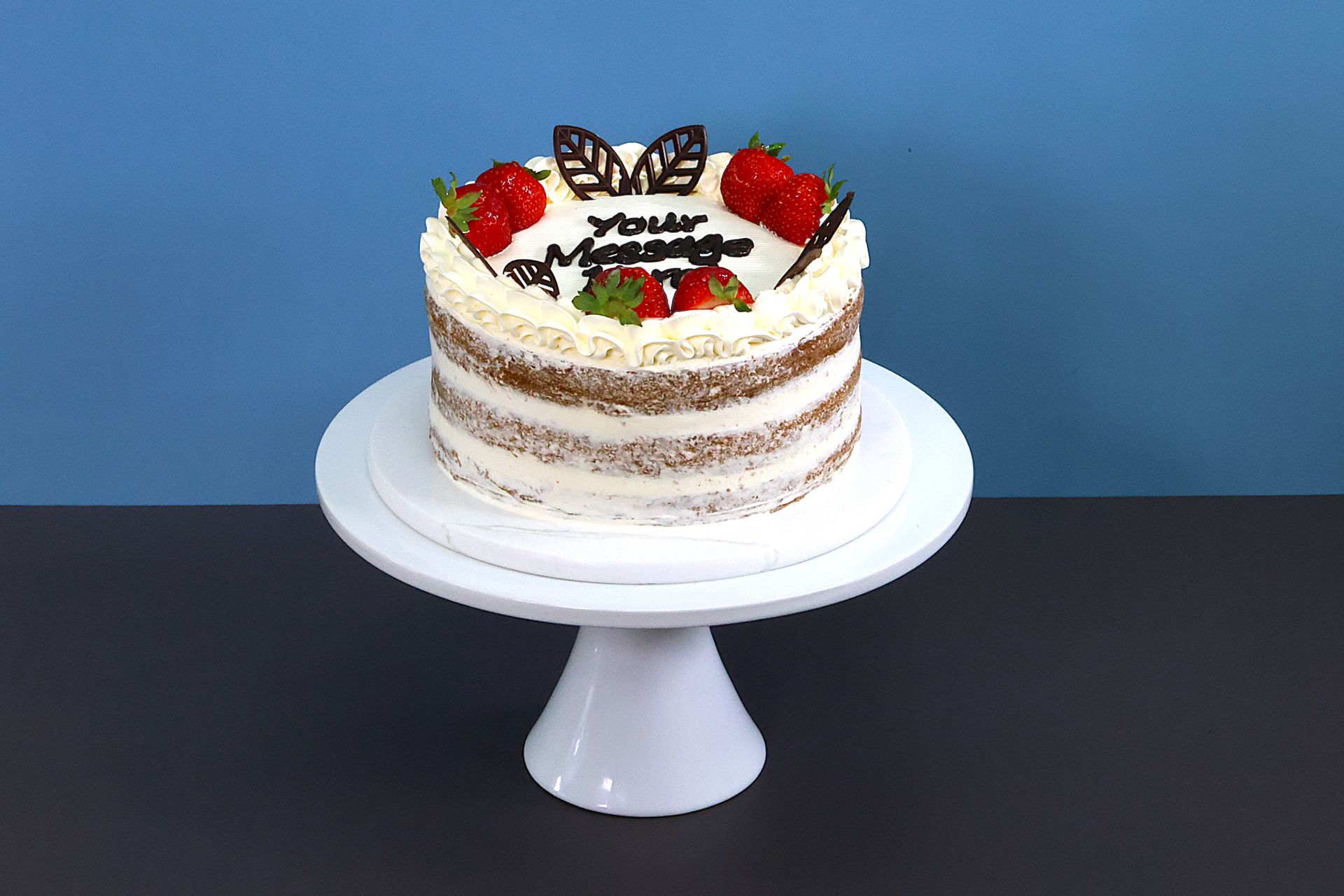 Strawberry Naked Cake