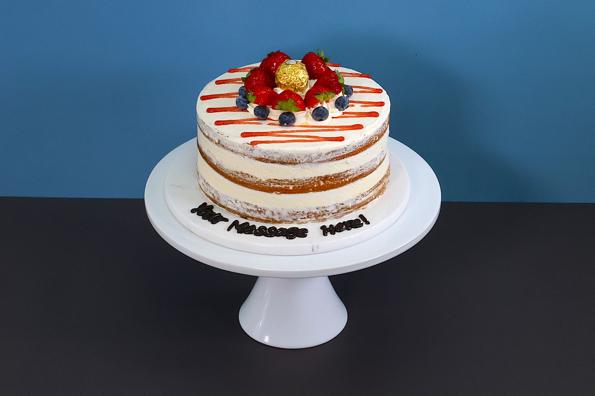 Luxury Berries Naked Cake