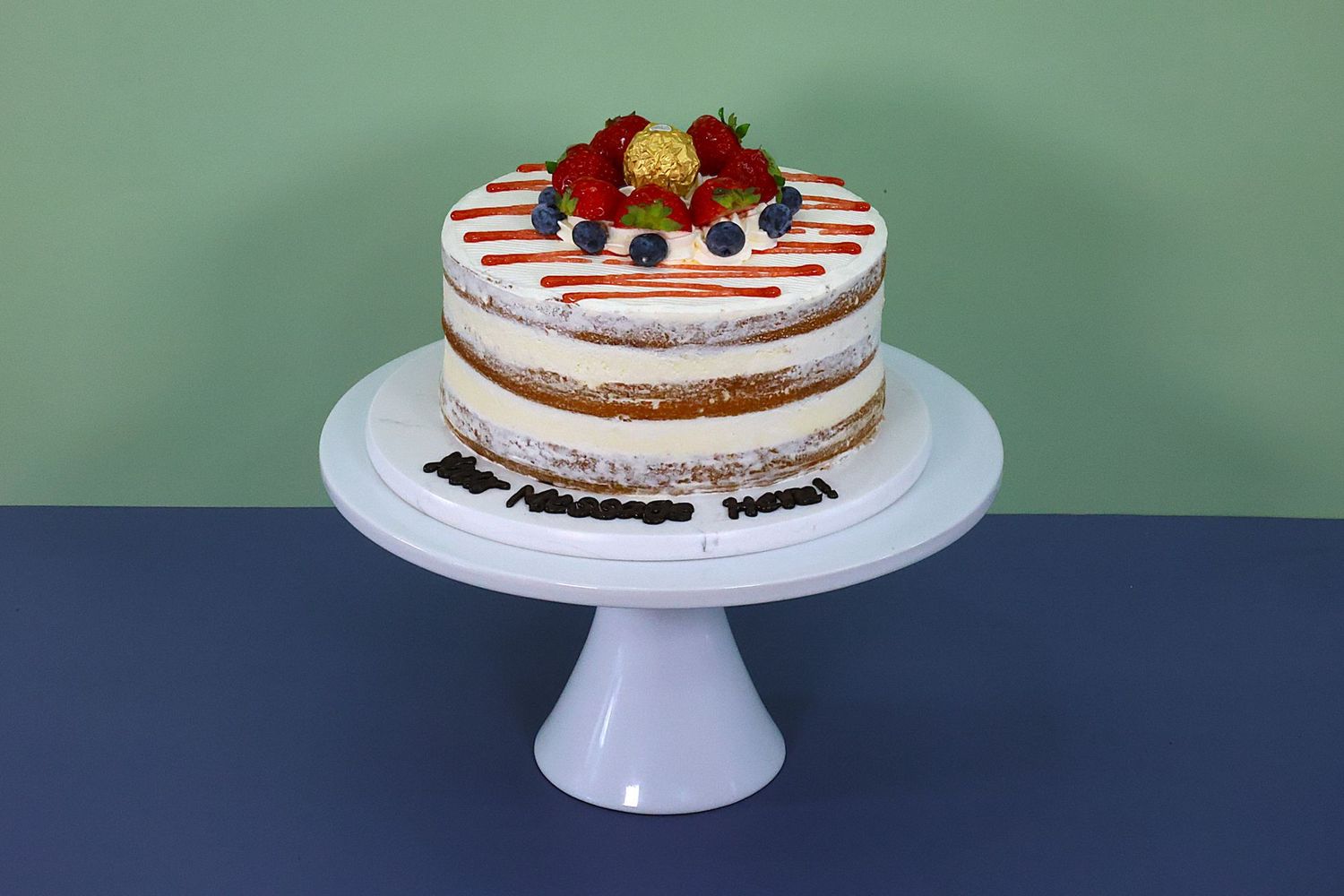 Luxury Berries Naked Cake