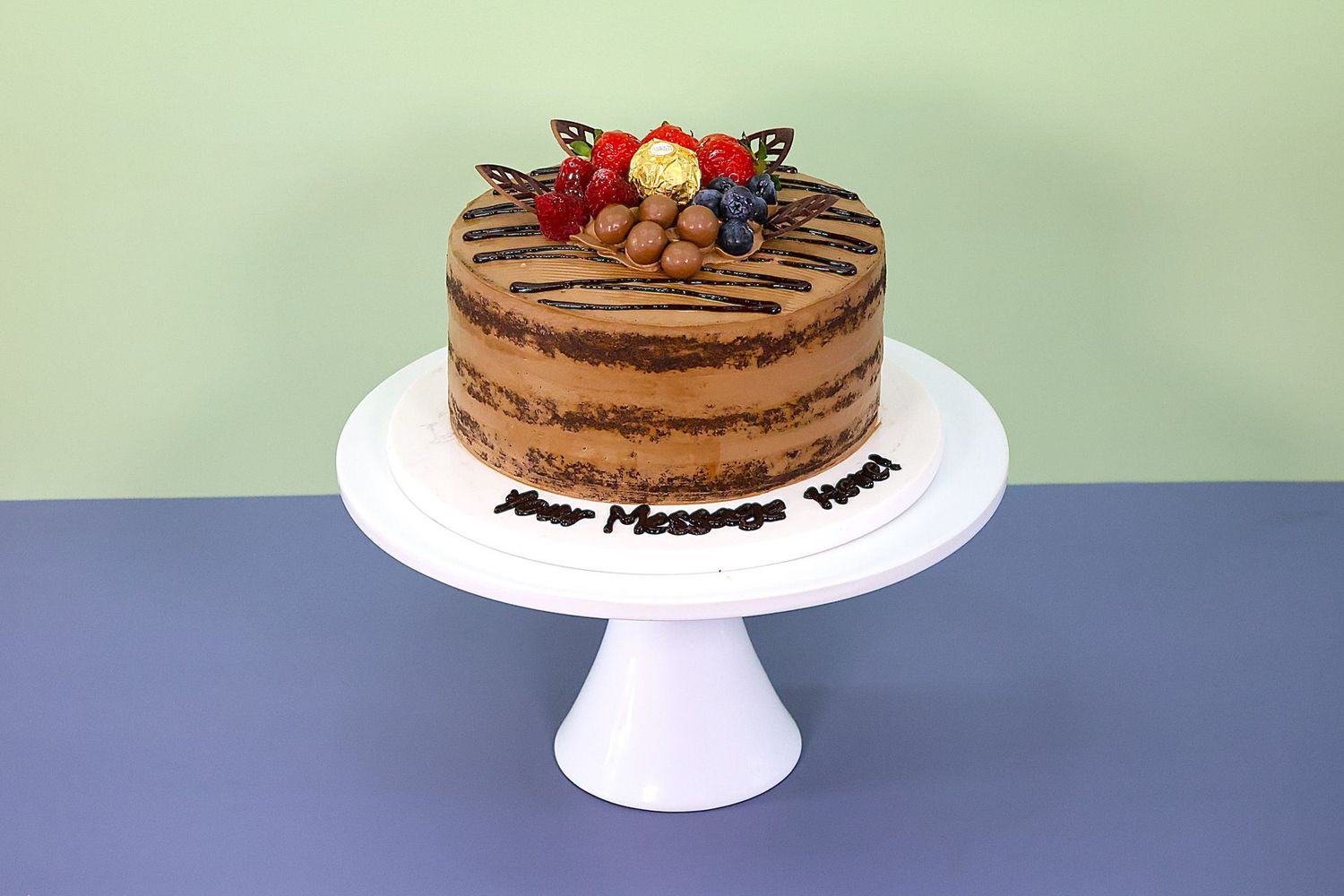 Juicy Fruity Chocolate Deluxe Naked Cake 55