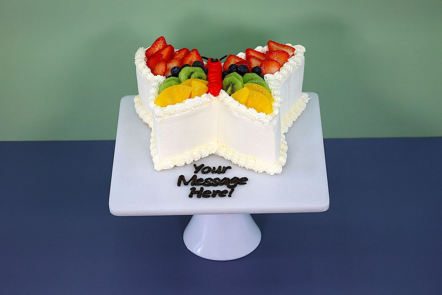 Juicy Fruity Butterfly Cake