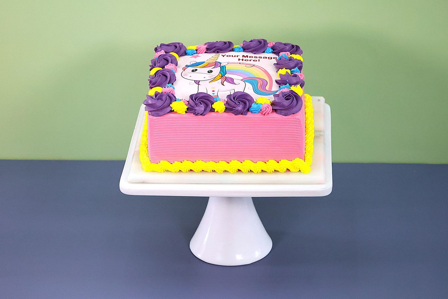 Unicorn Theme Kids Cake