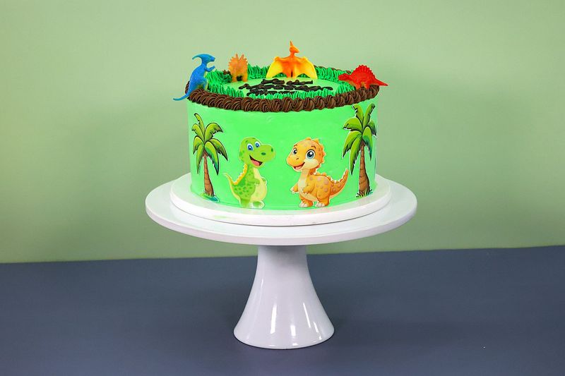 Dinosaur Theme Cake