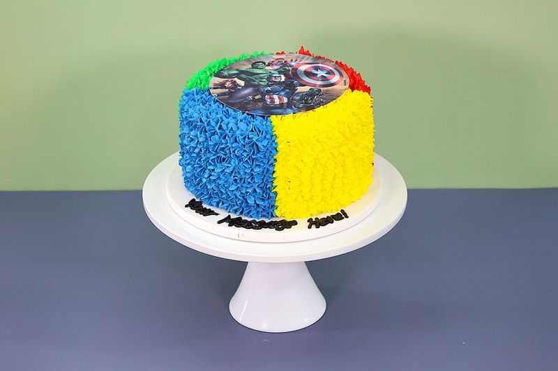 Avengers Birthday Cake