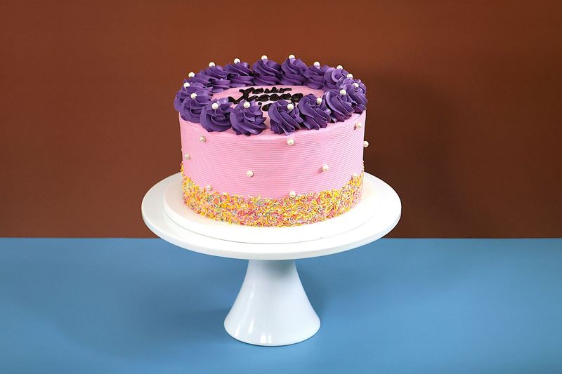 Pink Princess Sprinkle Cake