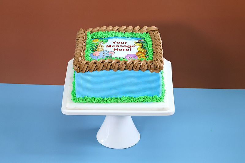 Safari Theme Birthday Cake