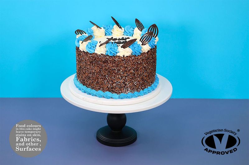 Blue Birthday Cake