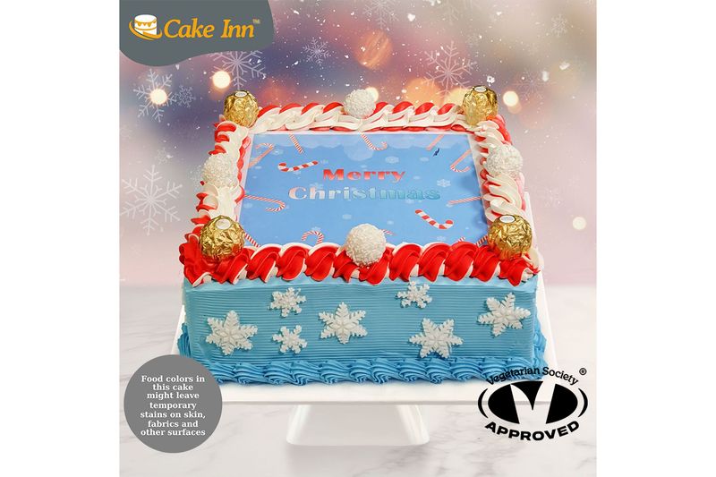 Christmas Winter Wonderland Cake Christmas Winter Wonderland Cake