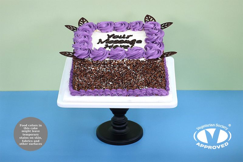 Colour Theme Birthday Cake