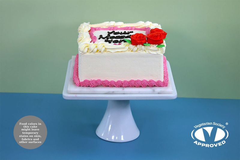 Classic Flowers Birthday Cake