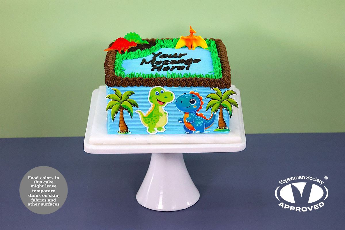 Dinosaur Theme Cake