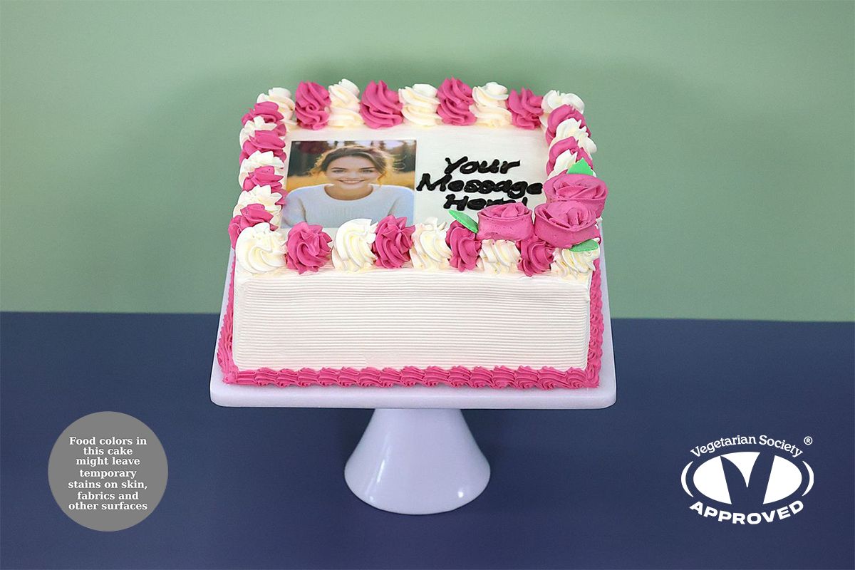 Colour Theme Photo cake