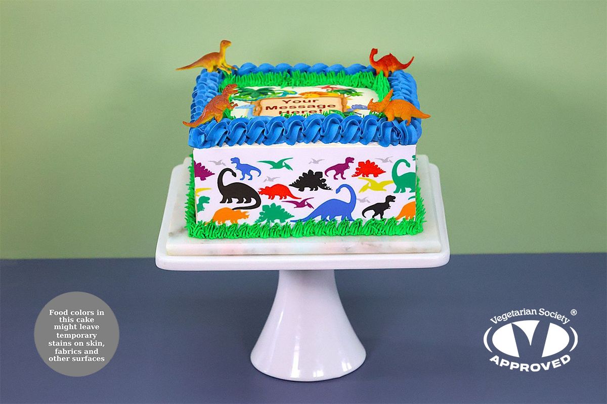 Dinosaur Theme Cake