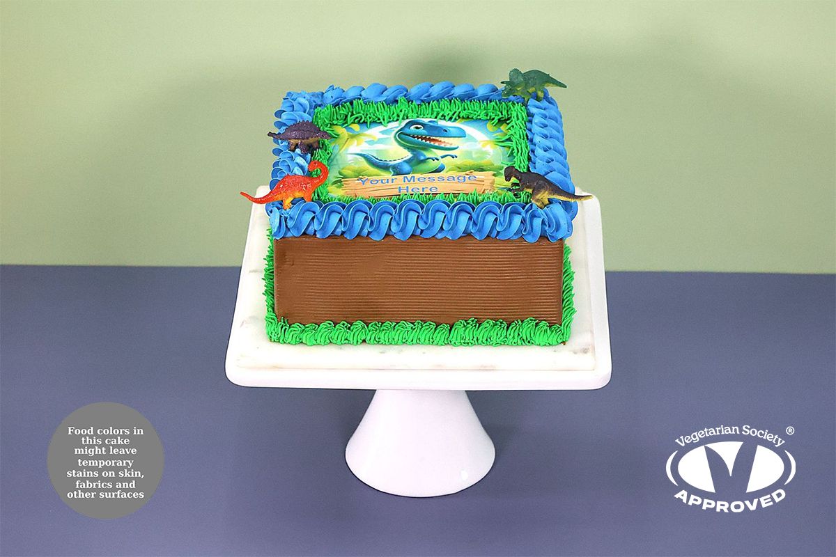 Dinosaur Theme Cake