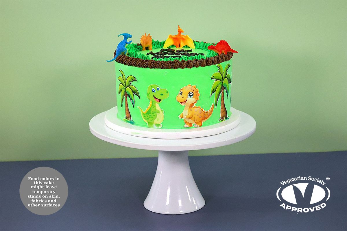 Dinosaur Theme Cake