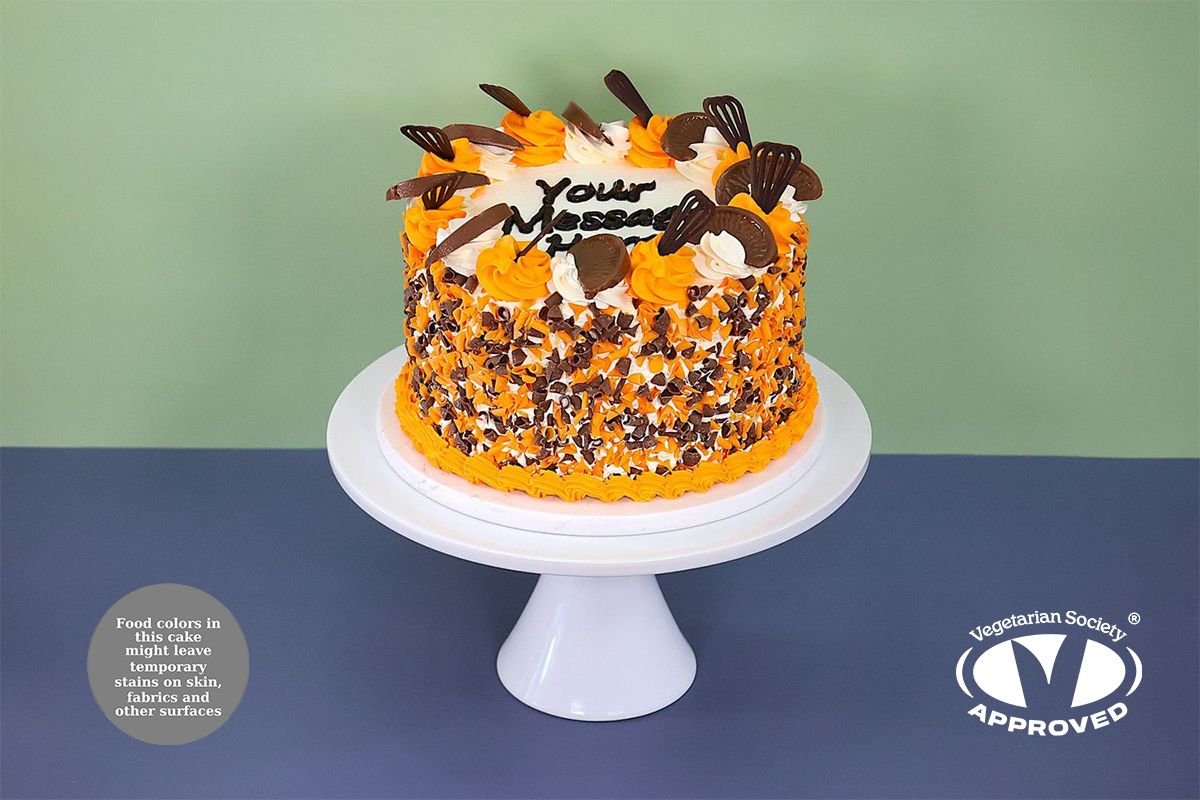 Full Orange Birthday Cake R50