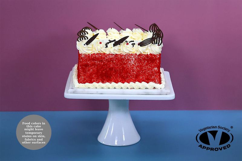 Click & Collect Chocolate leaf's Red velvet Cake Rv324