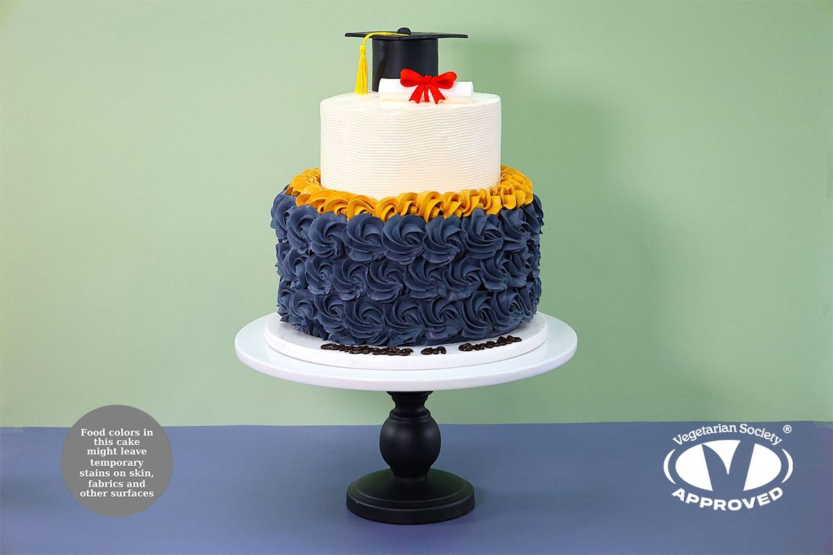 Graduation Topper Two Tier Cake