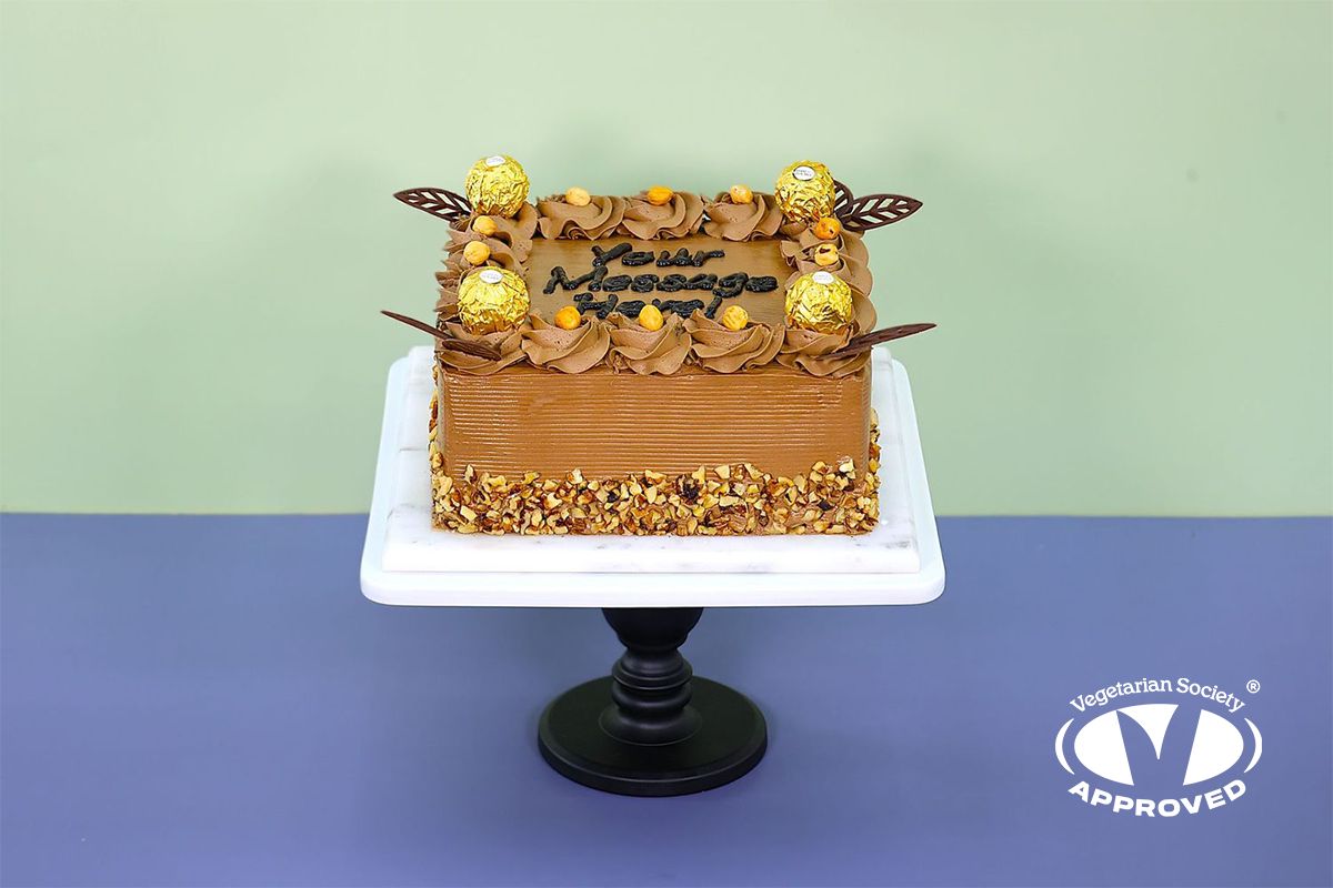 Hazelnut Cream & Ferrero Toppings Cake