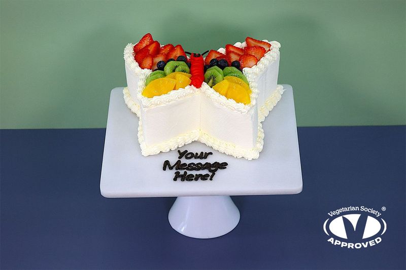 Juicy Fruity Butterfly Cake
