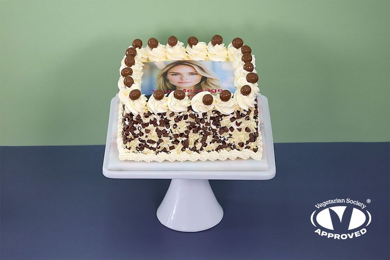 Malty Madness Chocolate Photo cake