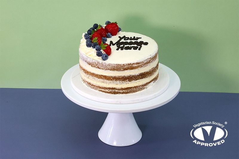 Mixed Berries Naked Cake