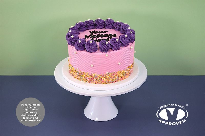 Pink Princess Sprinkle Cake