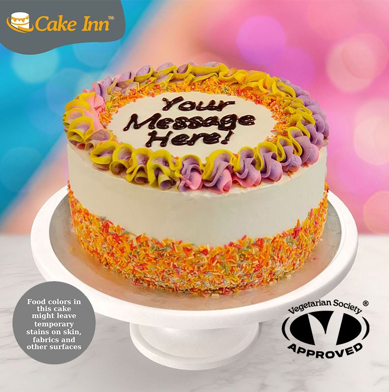 Rainbow Sprinkles Cake