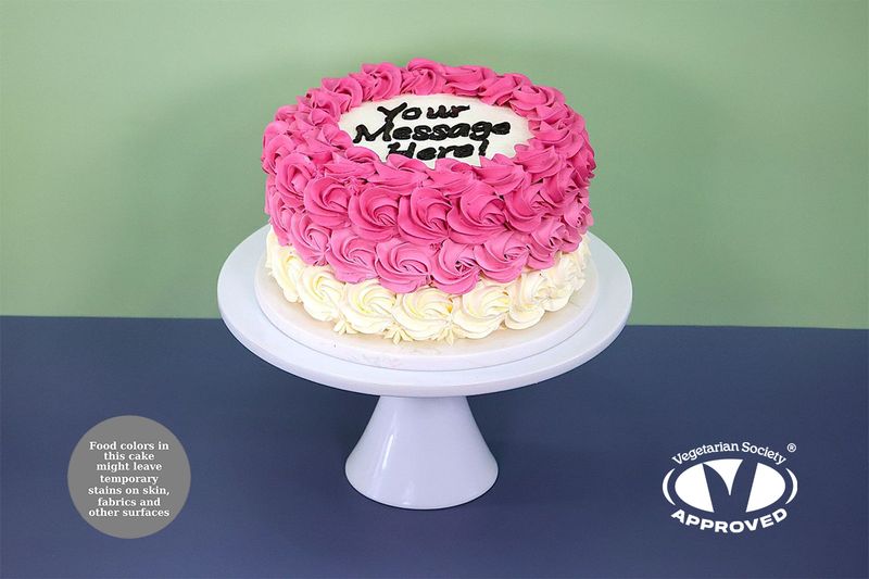 Rosette Birthday Cake