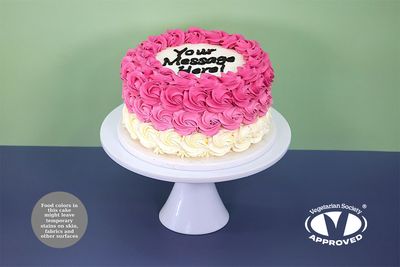 Rosette Birthday Cake