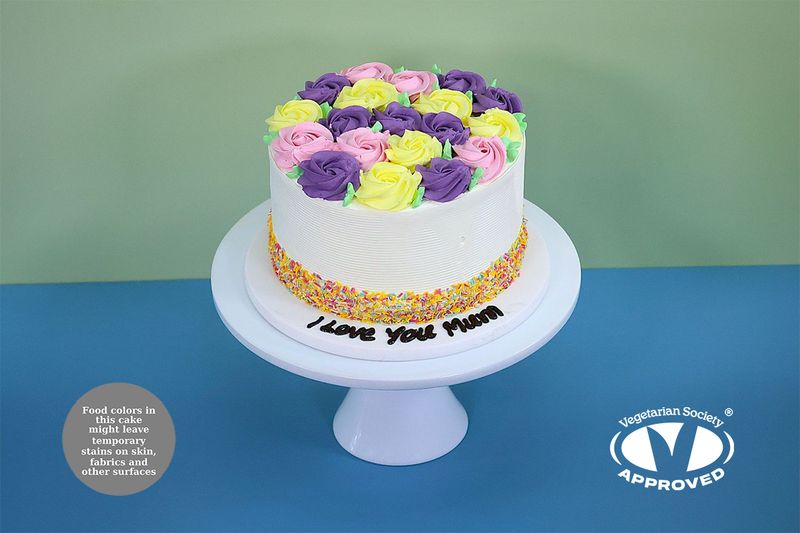Rosette  or flowers bouquet Cake