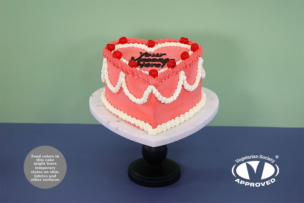 Vintage Heart Cake