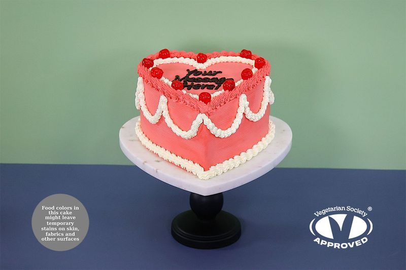 Vintage Heart Cake