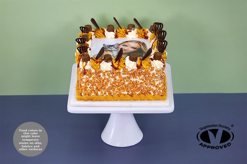Caramel & Rolo Photo cake