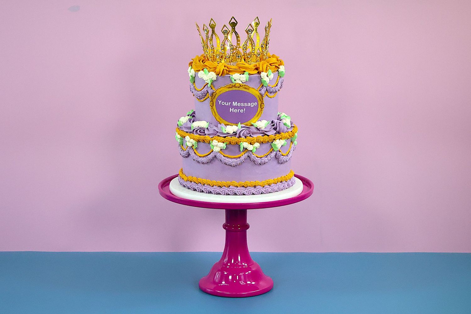 Vintage crown Tier Cake