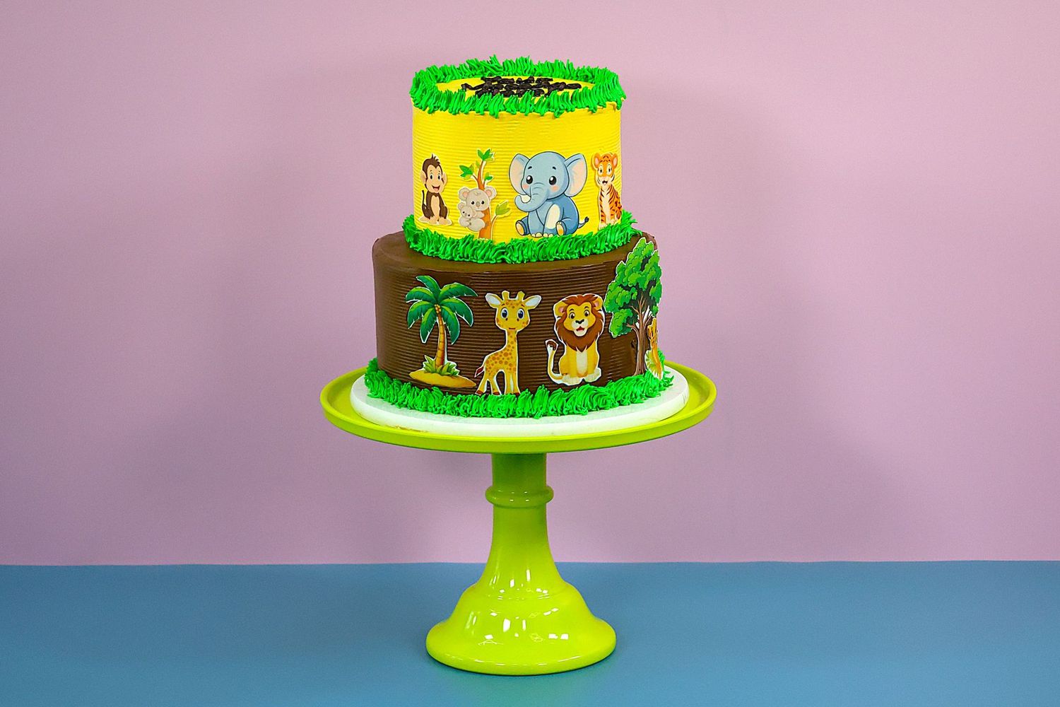 Safari Theme Tier Cake