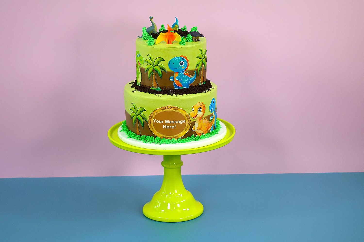 Dinosaur Tier Cake