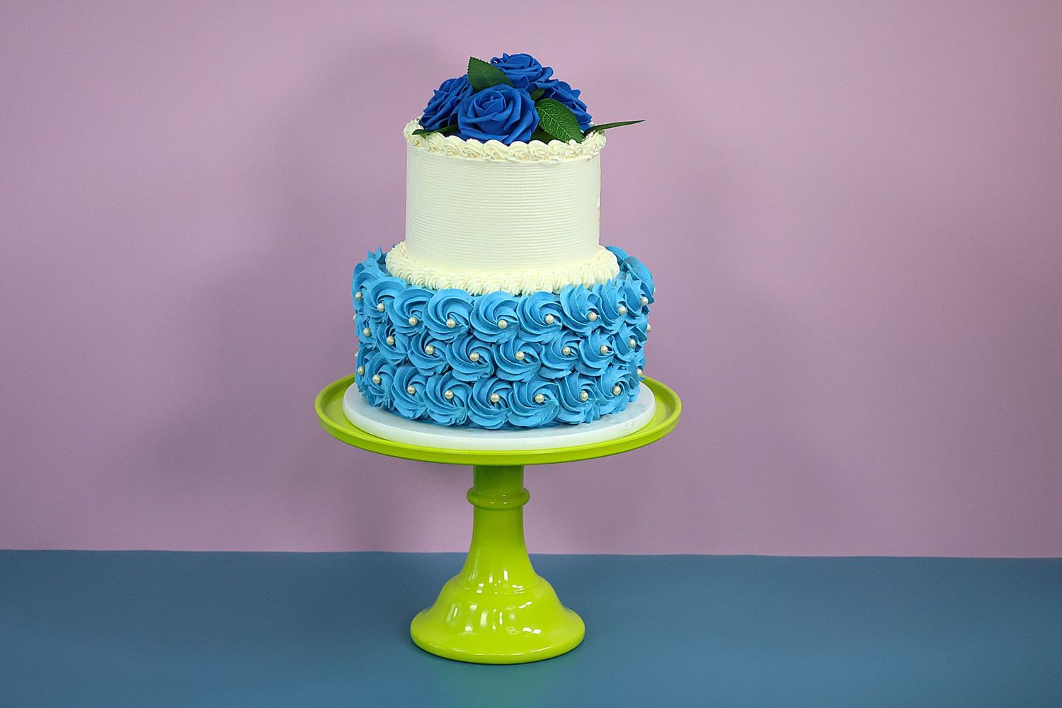 Customisable Colour Theme Wedding  Tier Cake