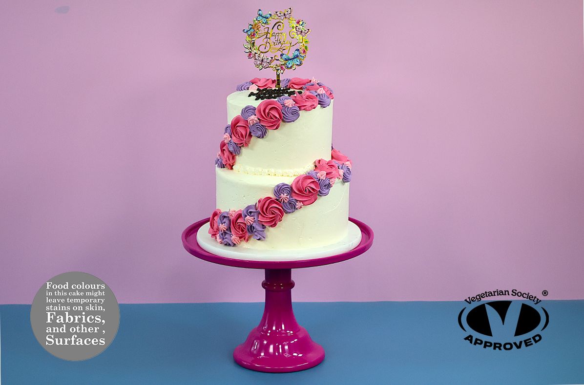 Flowers Tier Cake