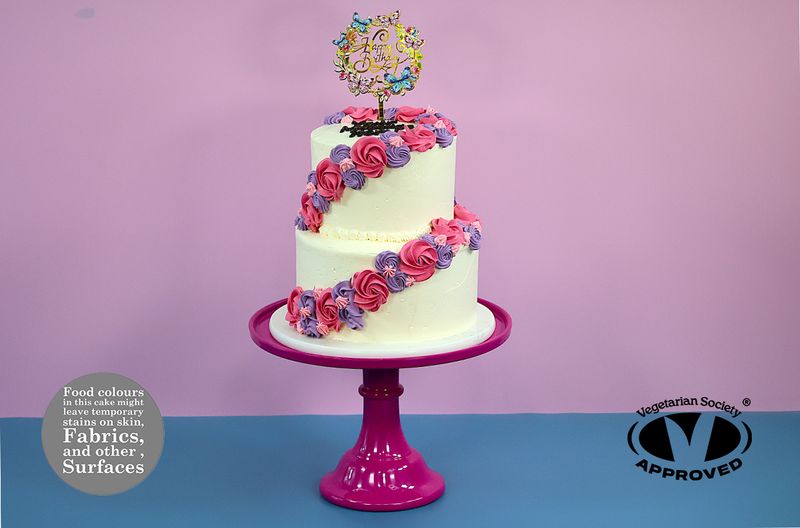 Flowers Tier Cake