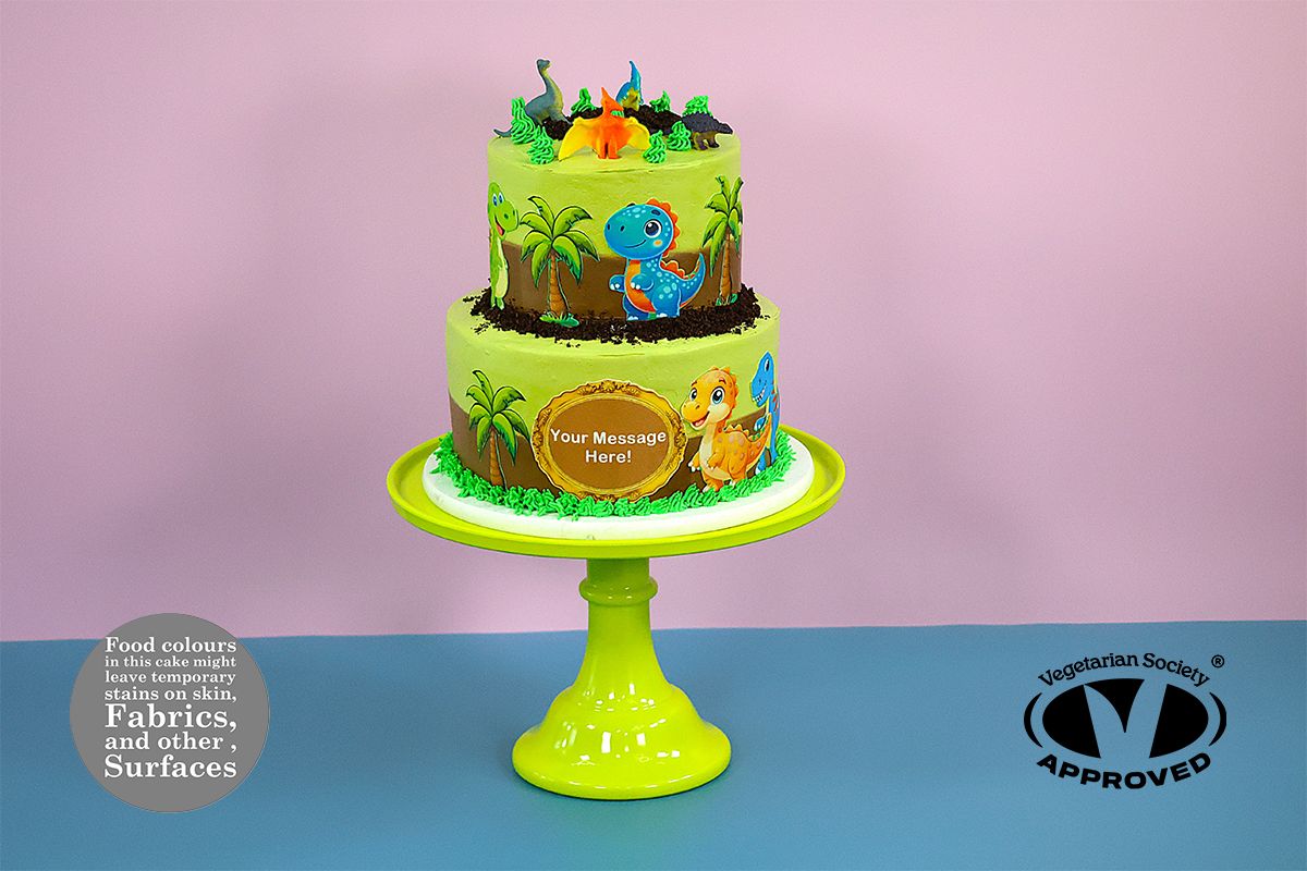 Dinosaur Tier Cake
