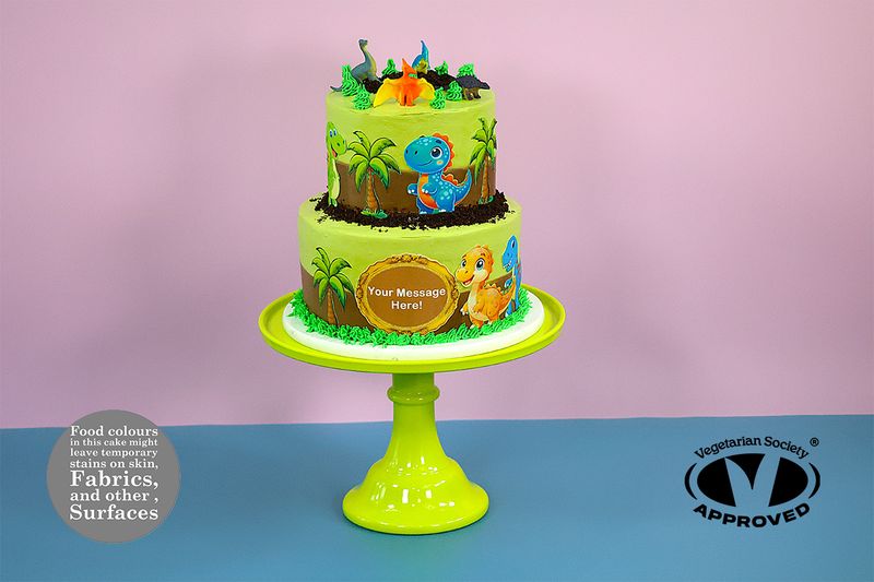 Dinosaur Tier Cake