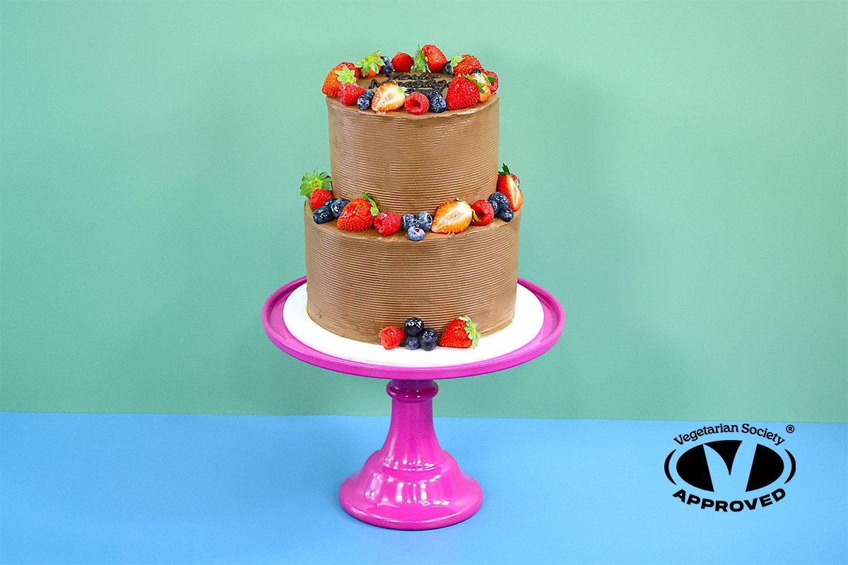 Two Tier Chocolate Deluxe Naked Cake