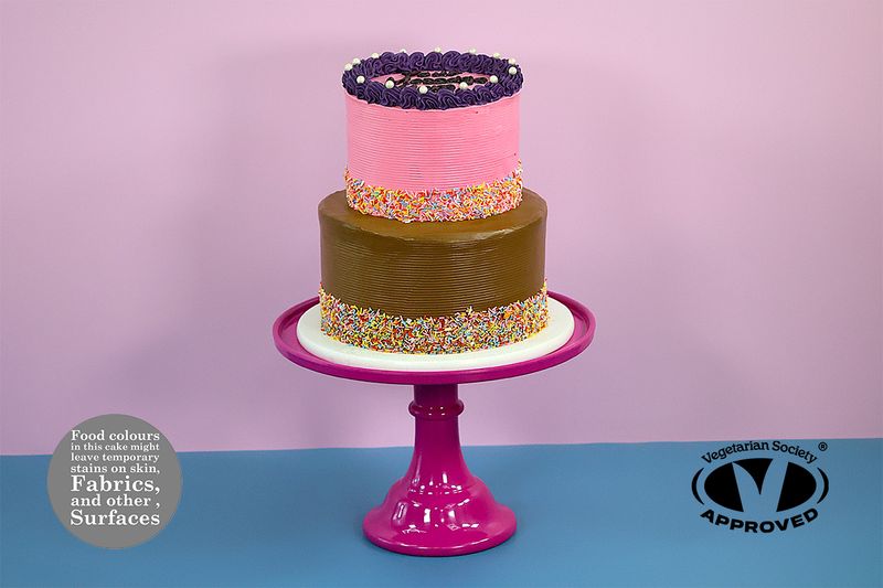 Sprinkle Theme Tier Cake